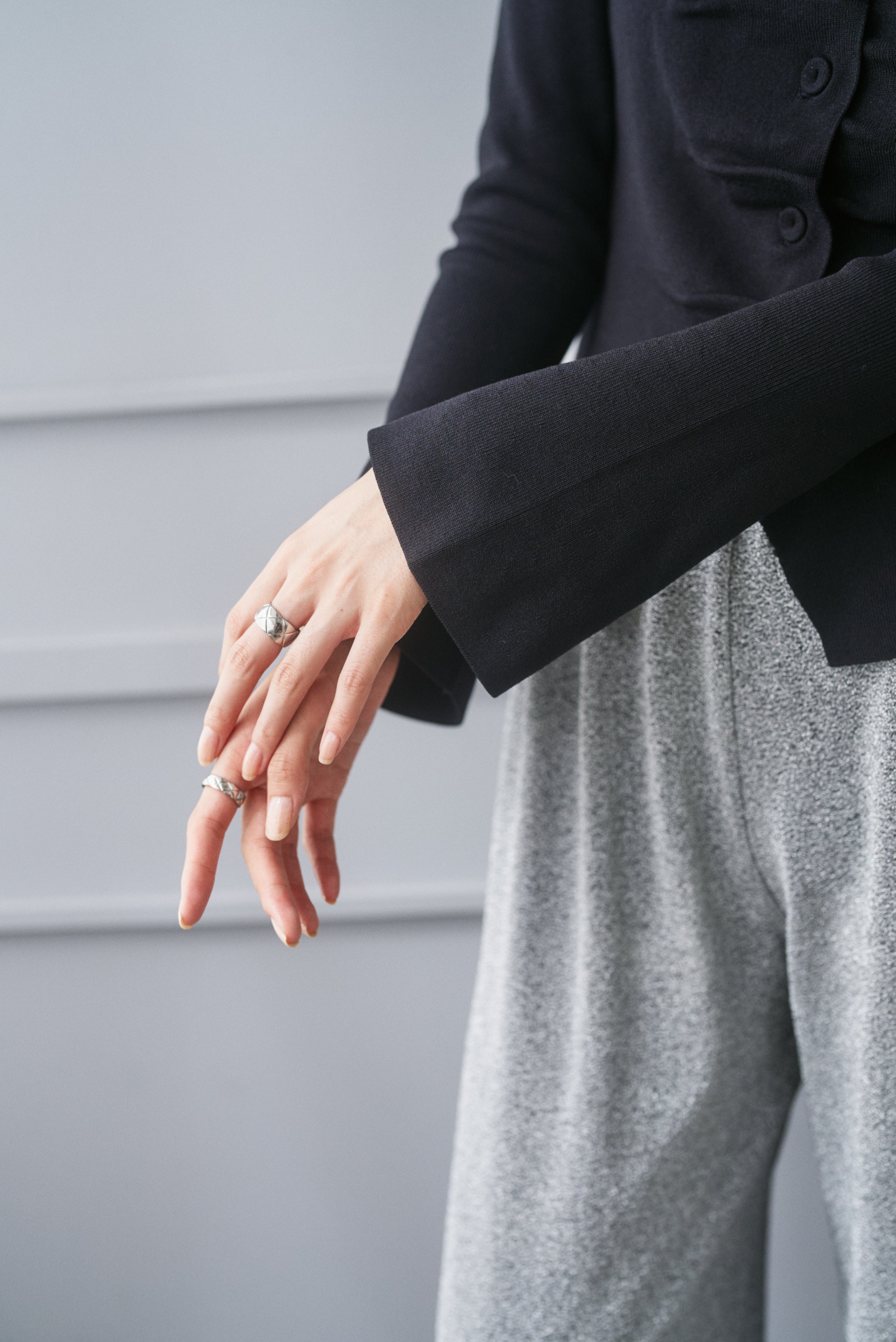 フロントタックギャザーニットトップス – CONNSE