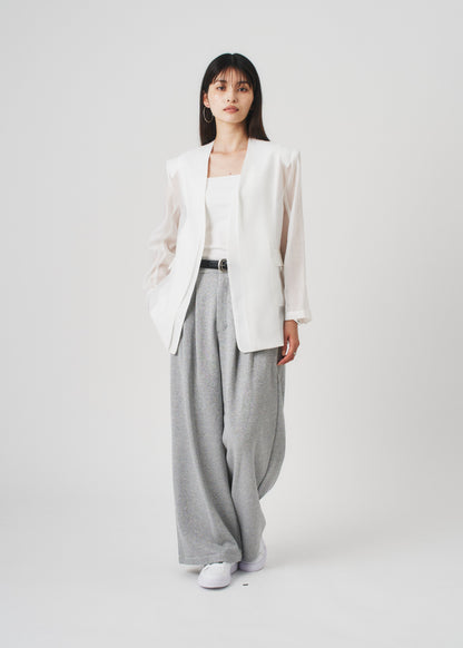 MODEL：164cm  COLOR：GRAY　SIZE:S