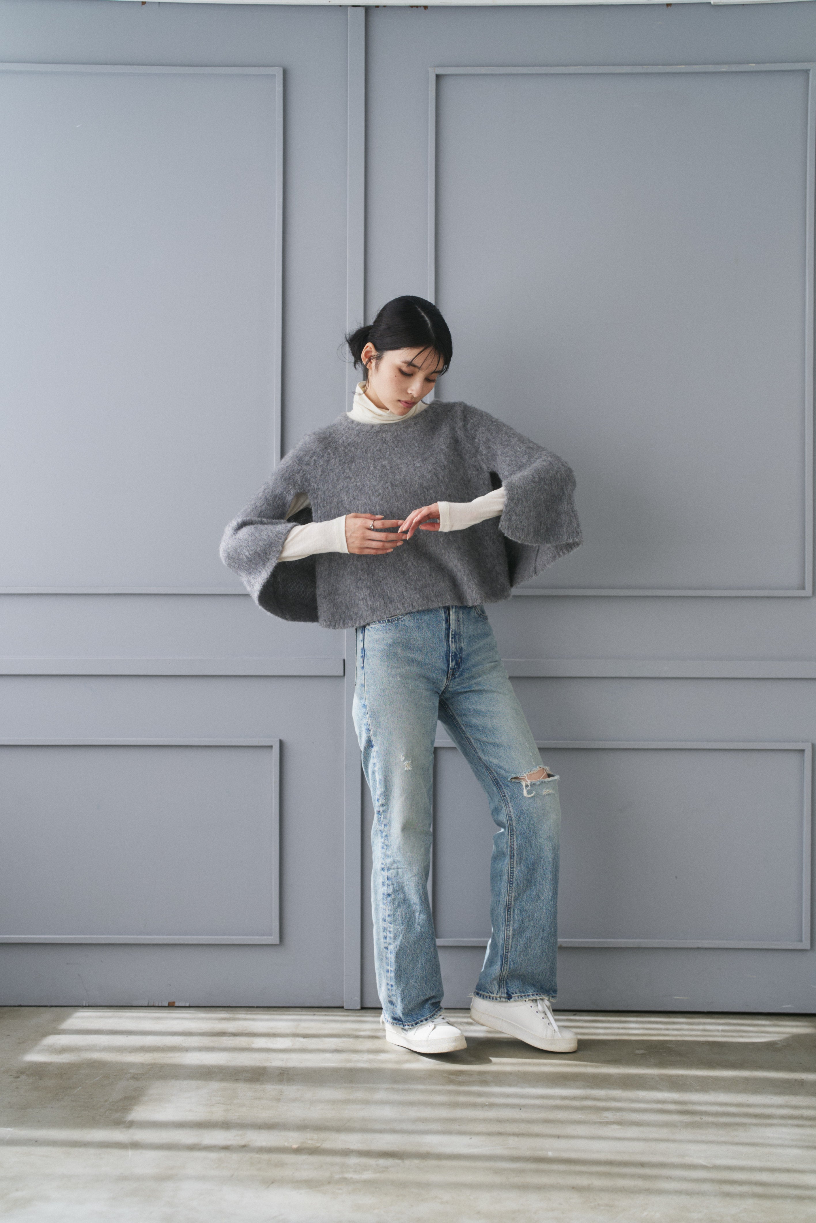 フォックスファーケープポンチョ – CONNSE