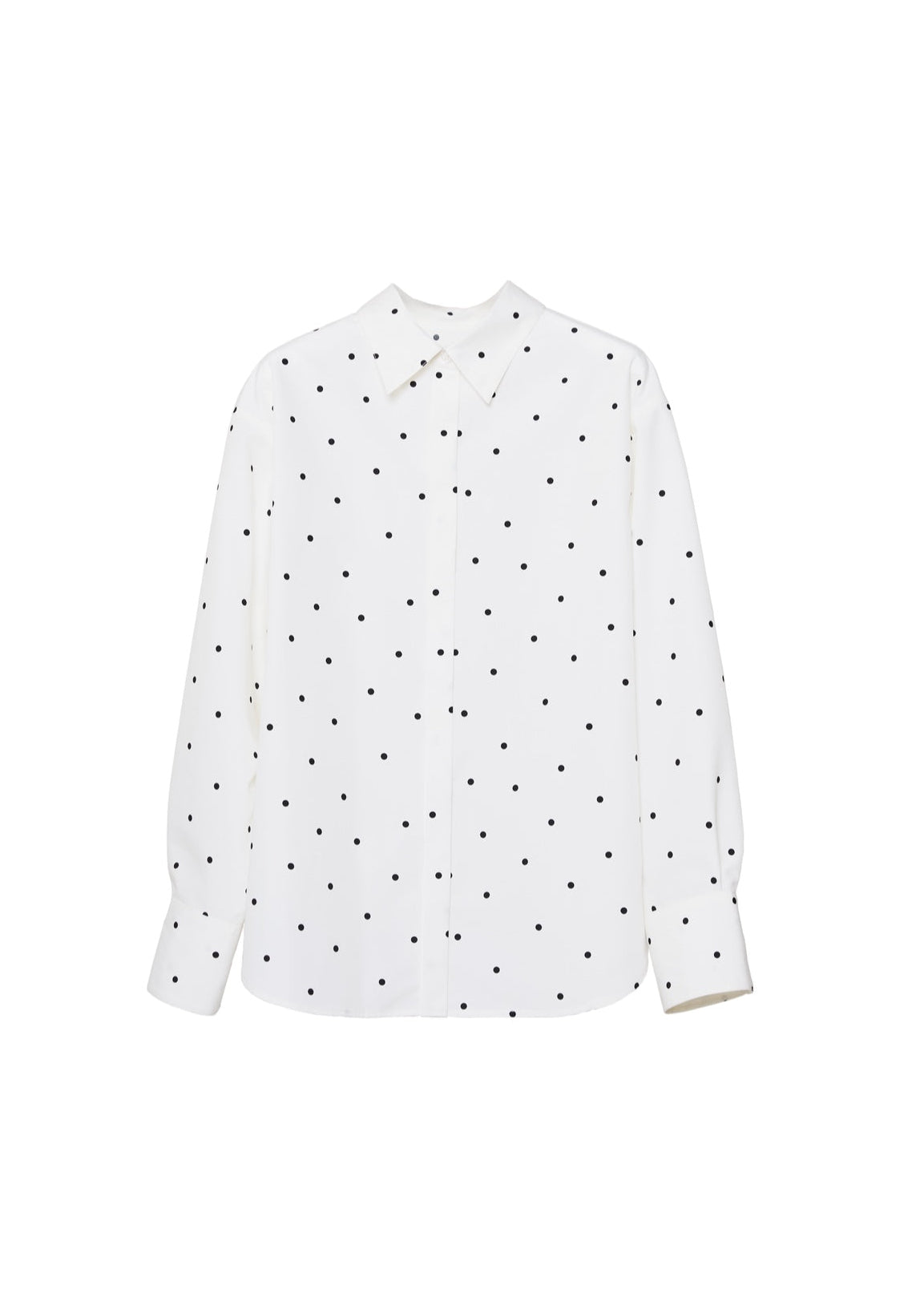 ノーリンクルドットシャツ