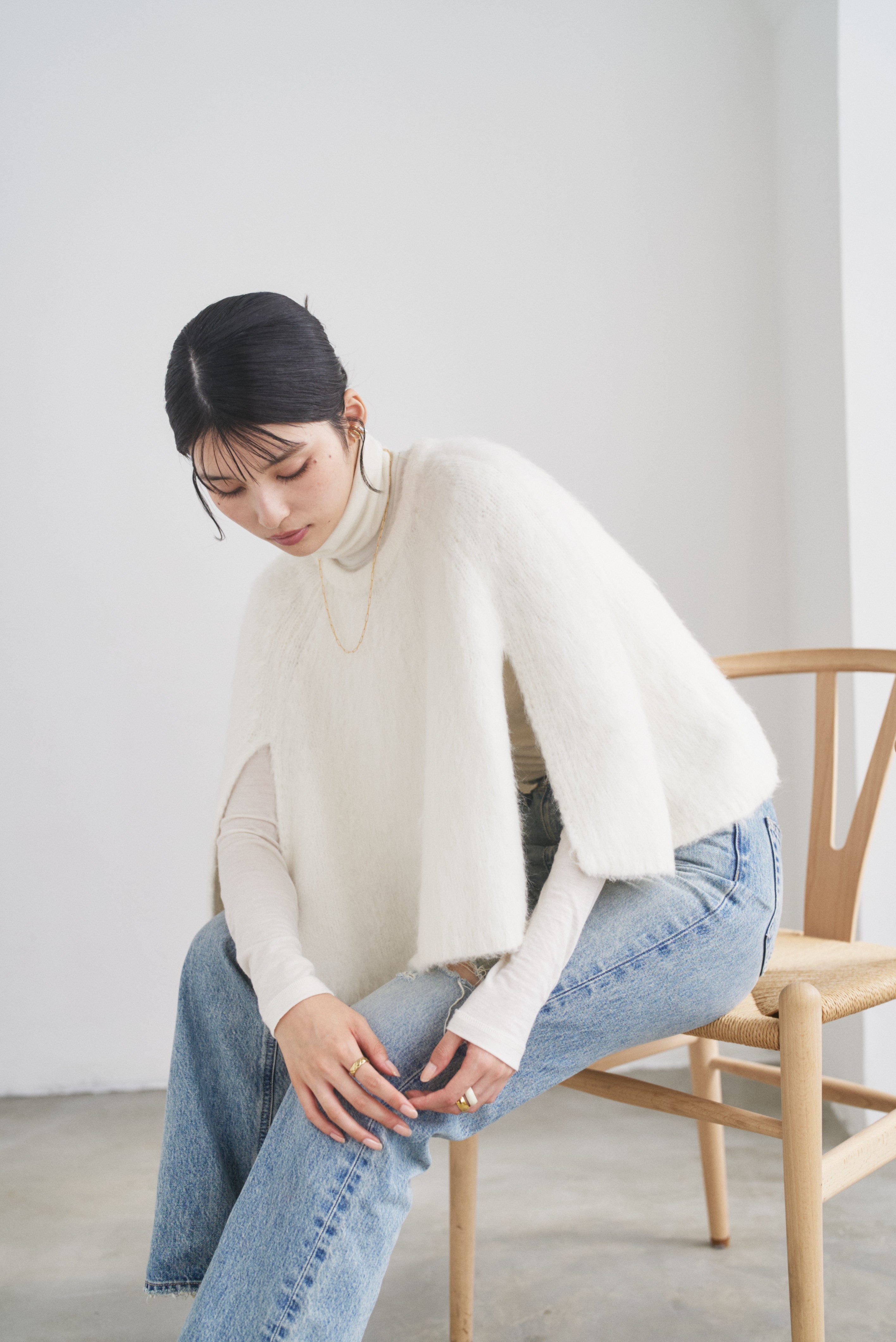 新品connse コンセ　フォックスファーケープポンチョ フォックスファーケープポンチョ – CONNSE