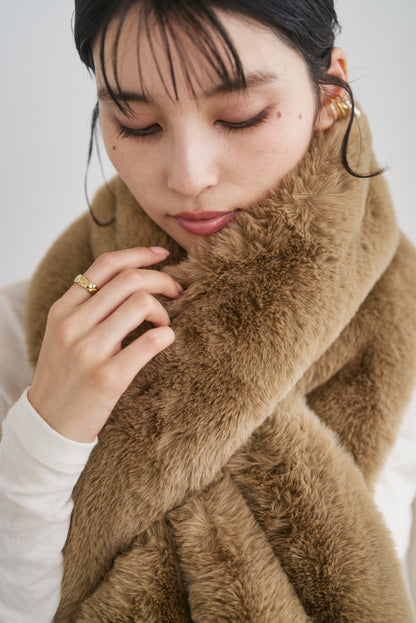 ボリュームエコファーショール　