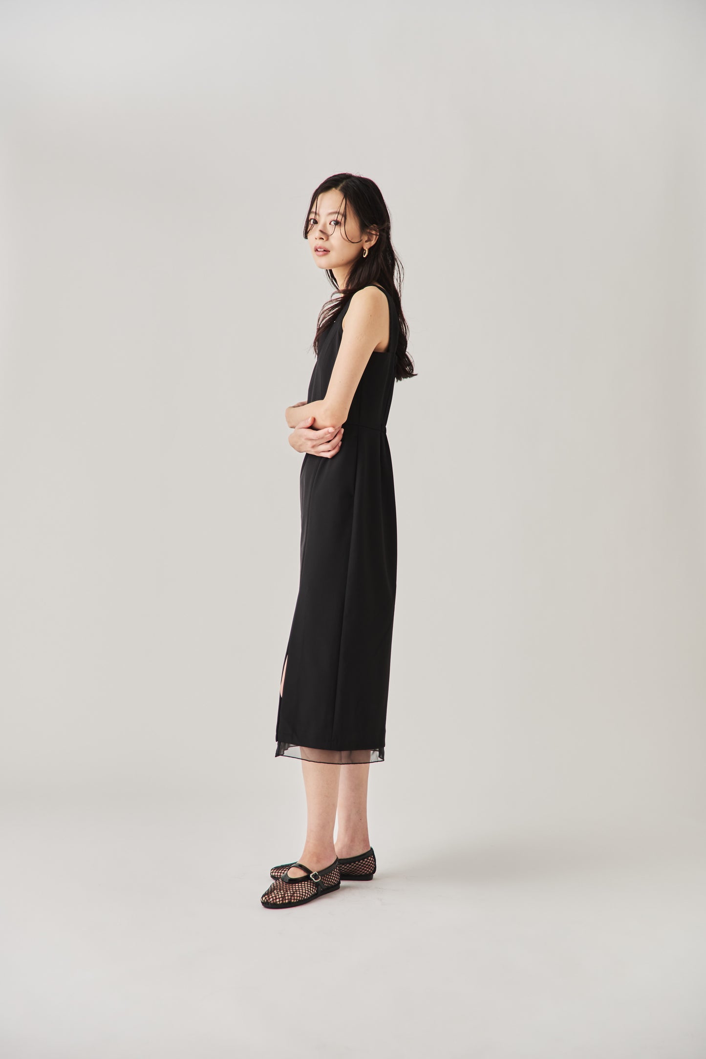 スリットワンピース