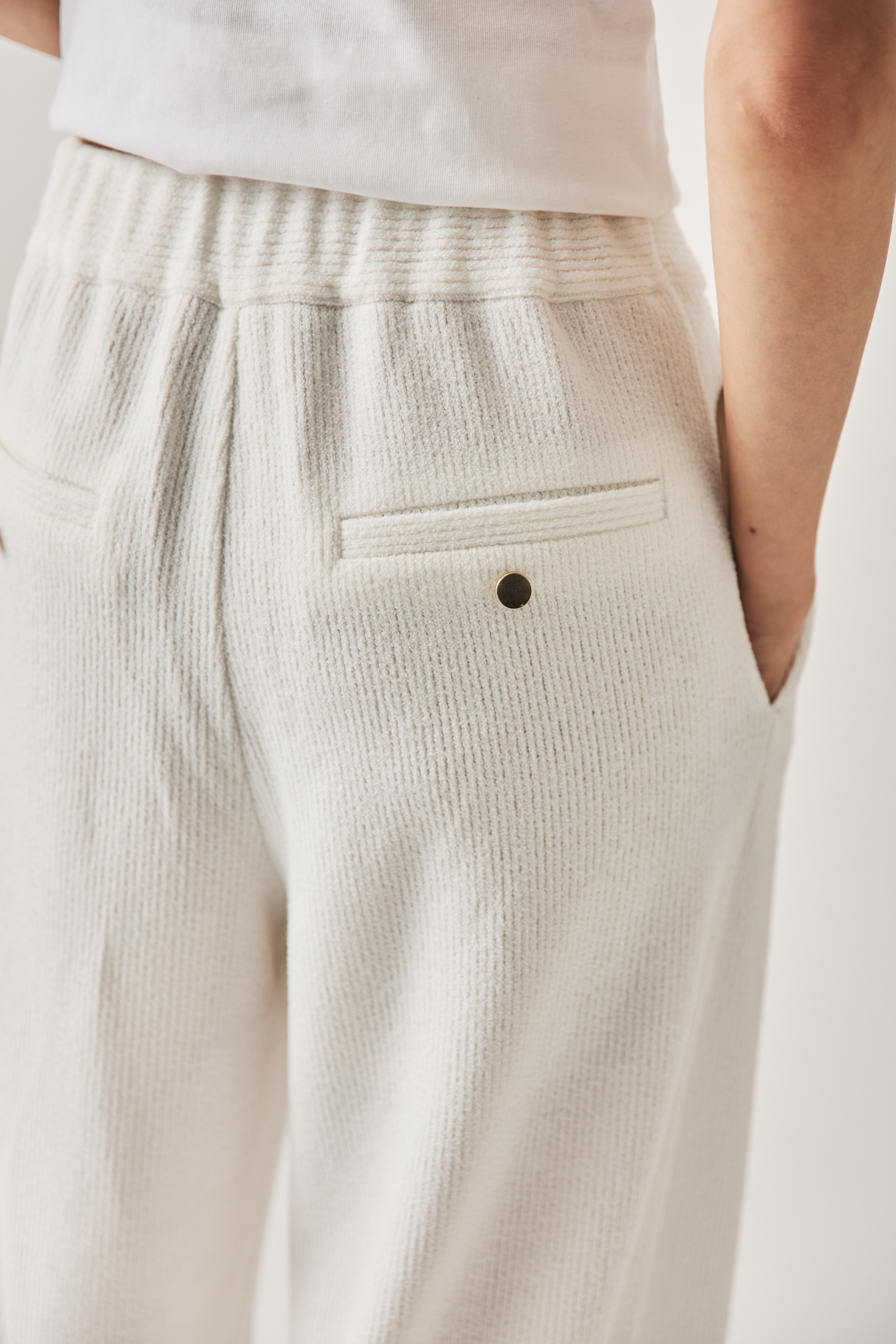 connse コンセ　パイルパンツ ホワイト S パイルパンツ – CONNSE