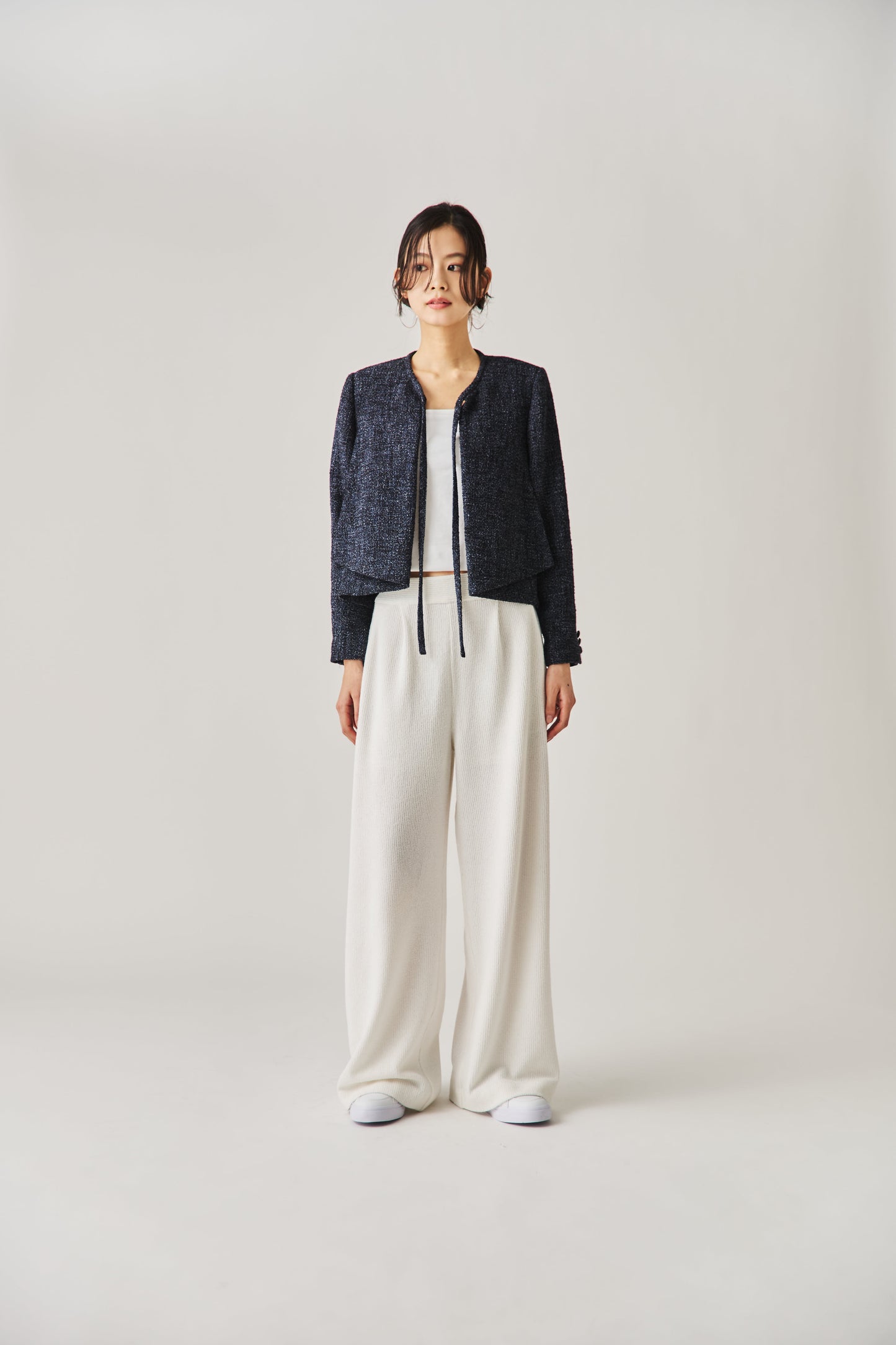 ソフトツイードジャケット（NAVY）