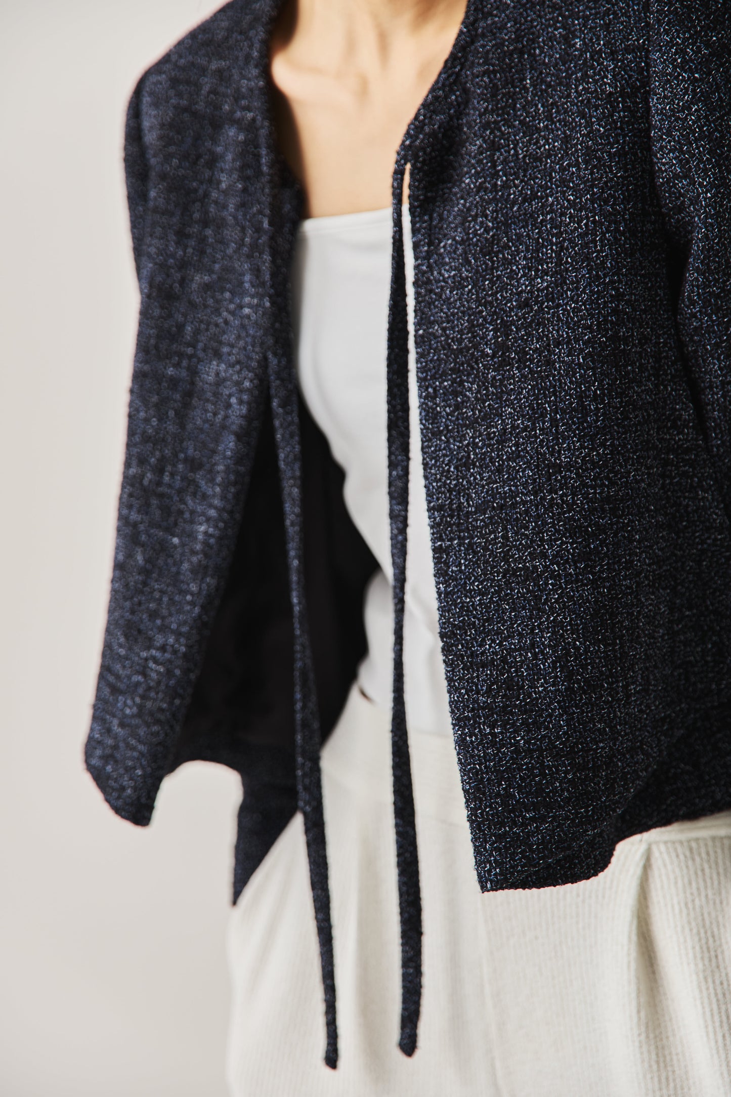 ソフトツイードジャケット（NAVY）