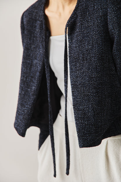 ソフトツイードジャケット（NAVY）