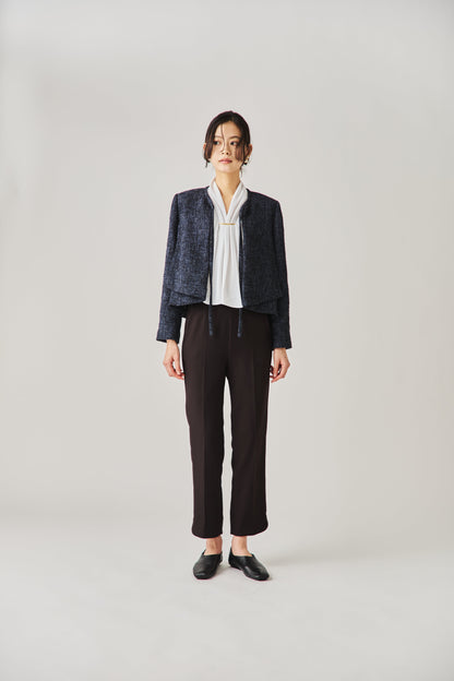 ソフトツイードジャケット（NAVY）