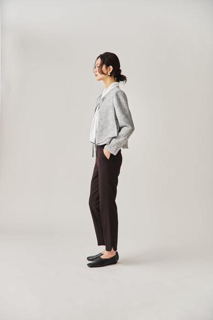 ソフトツイードジャケット（GRAY）