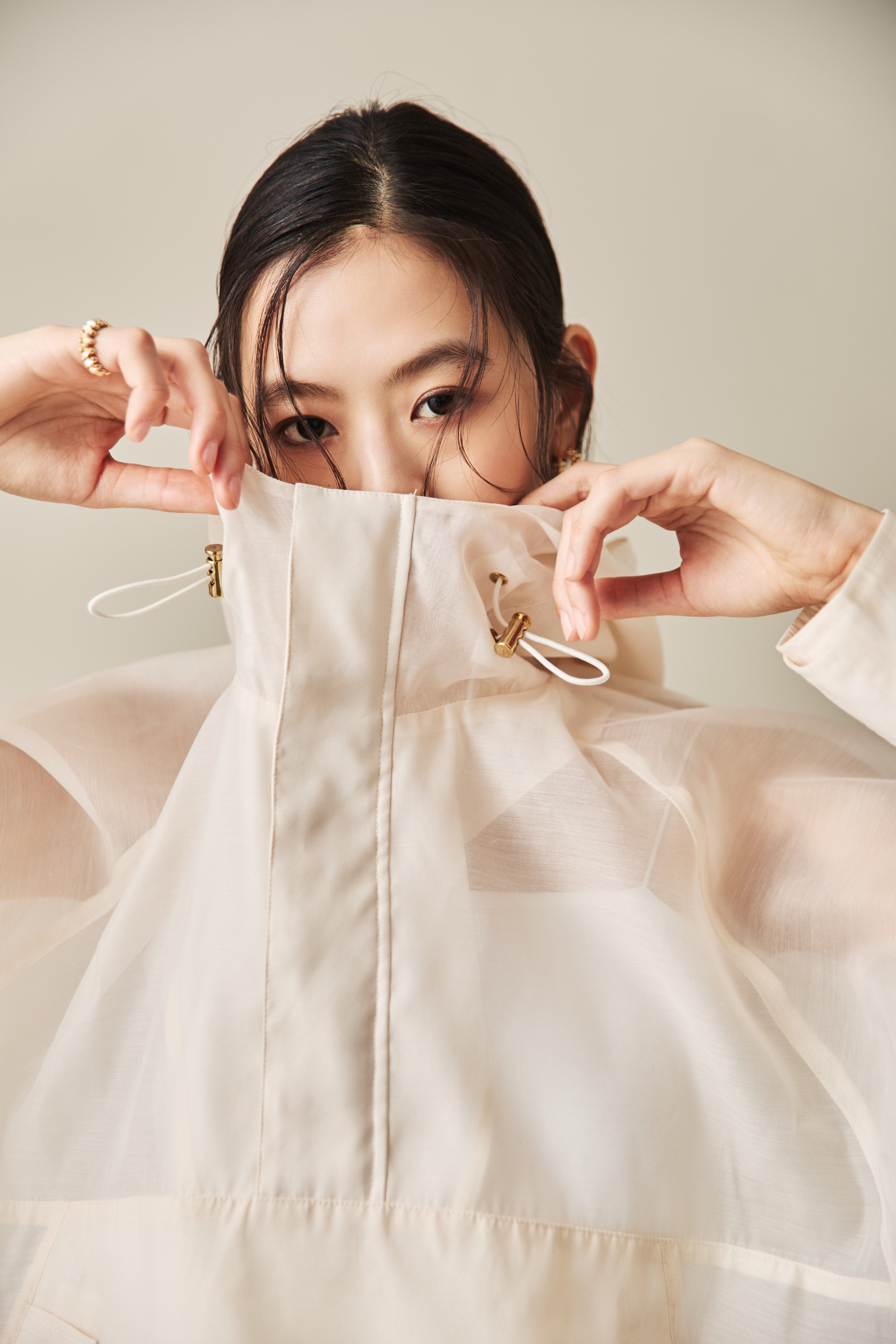 CONNSE シアーブルゾン WHITE シアーブルゾン – CONNSE