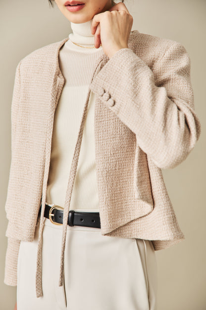 ソフトツイードジャケット（BEIGE）