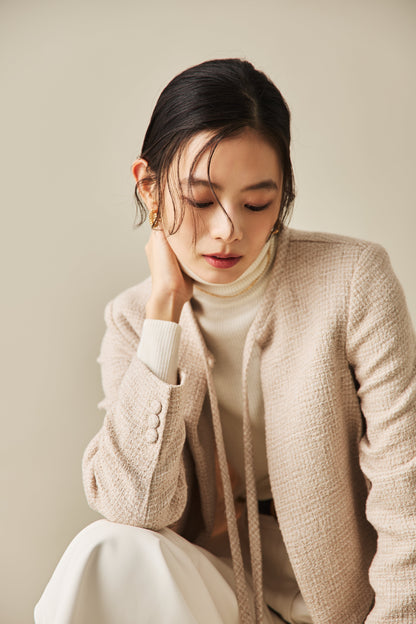 ソフトツイードジャケット（BEIGE）