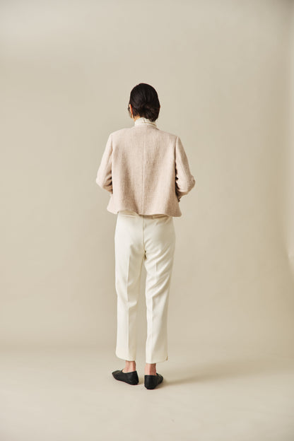 ソフトツイードジャケット（BEIGE）