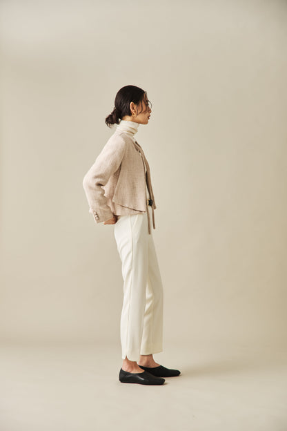 ハイウエストテーパードパンツ