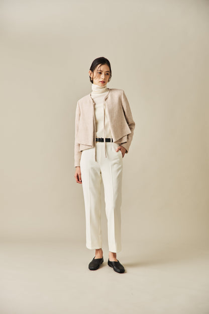 ソフトツイードジャケット（BEIGE）