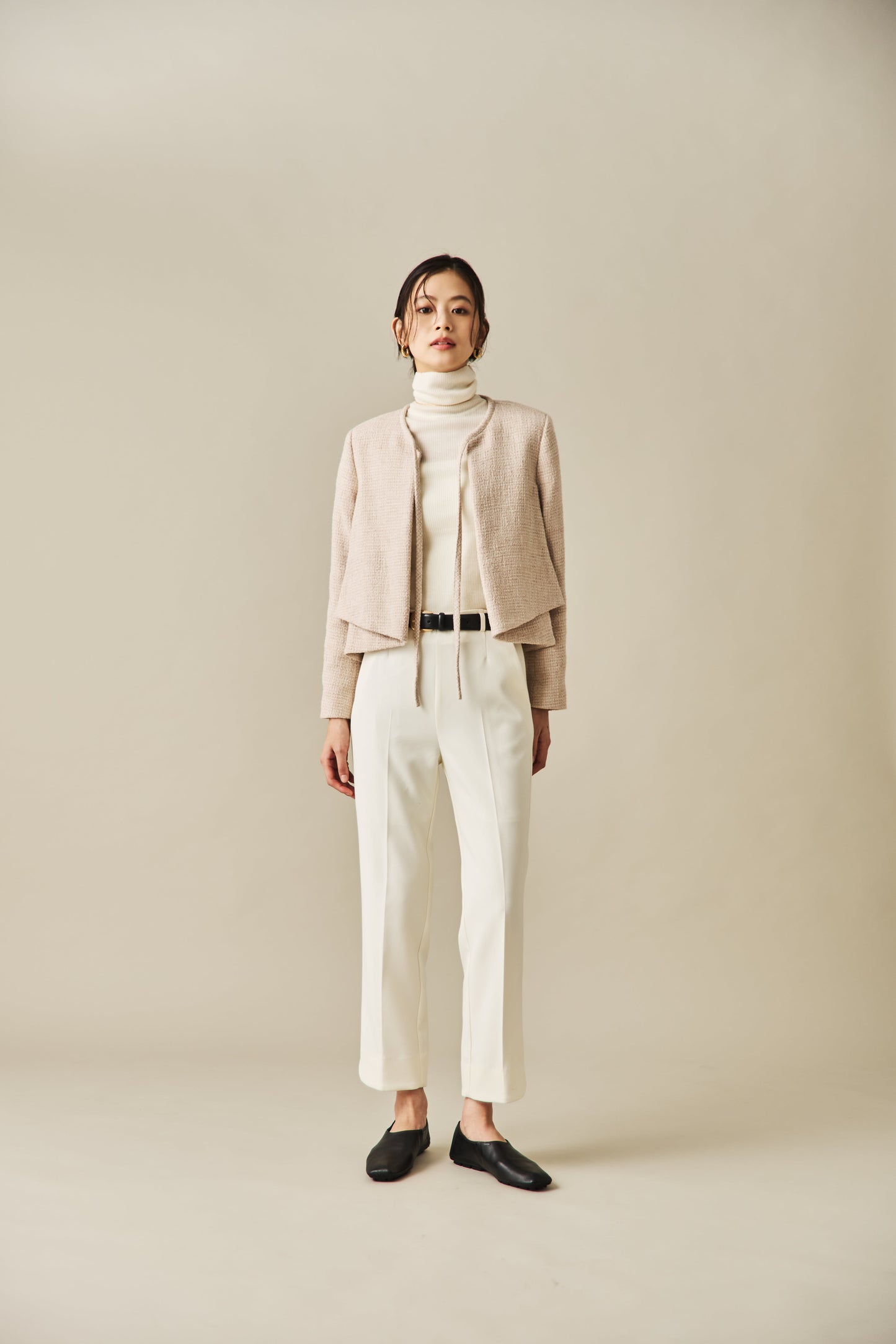 ソフトツイードジャケット（BEIGE）