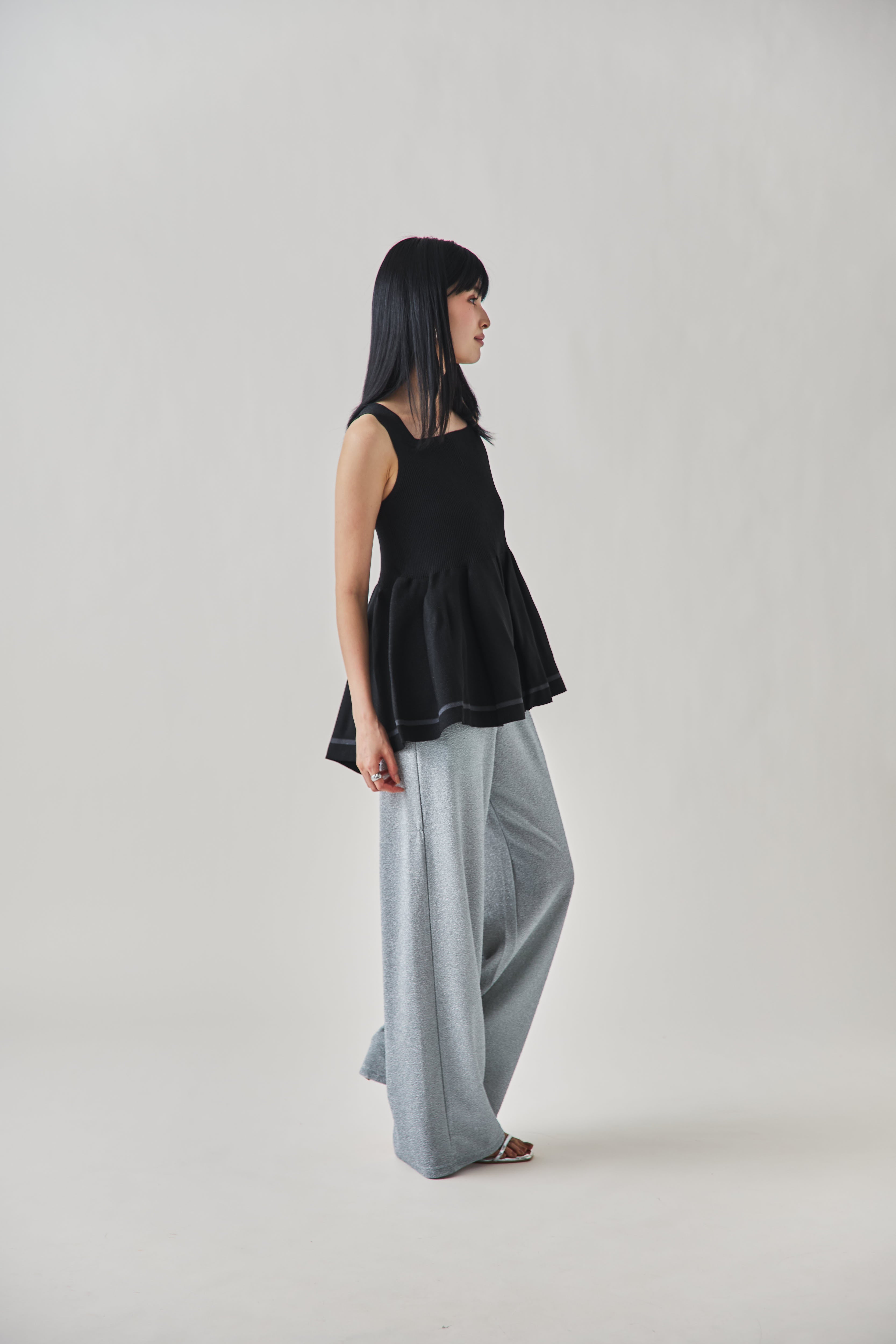 新品 CONNSE ラメパンツ ワイドパンツ コンセ　XS 新品 CONNSE ラメパンツ ワイドパンツ コンセ XS 【公式通販】