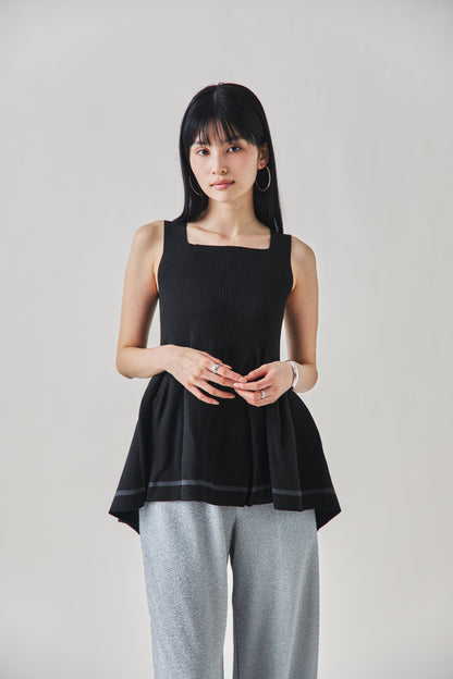ラメラインチュニック 　