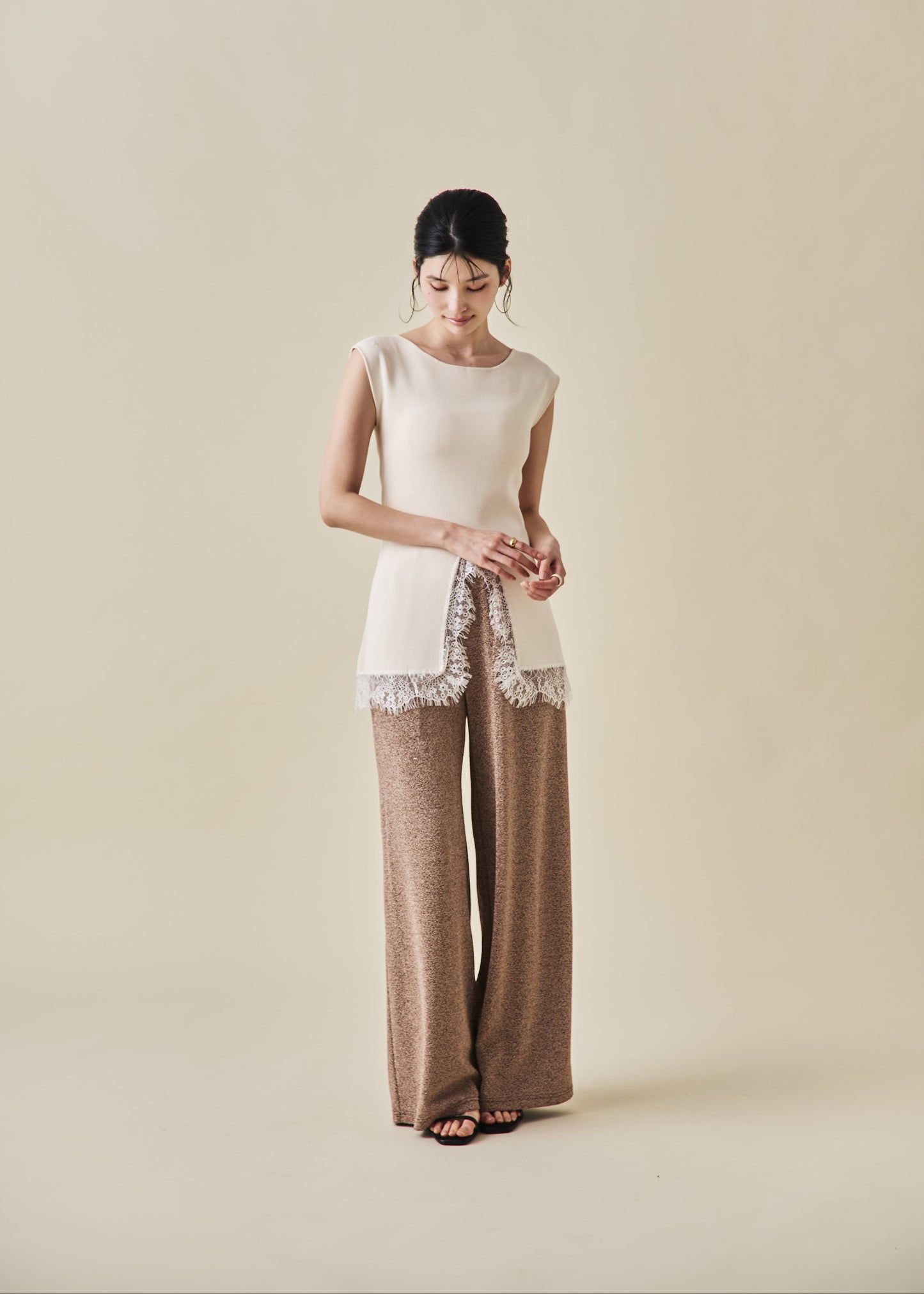MODEL:164cm COLOR:BROWN SIZE:M