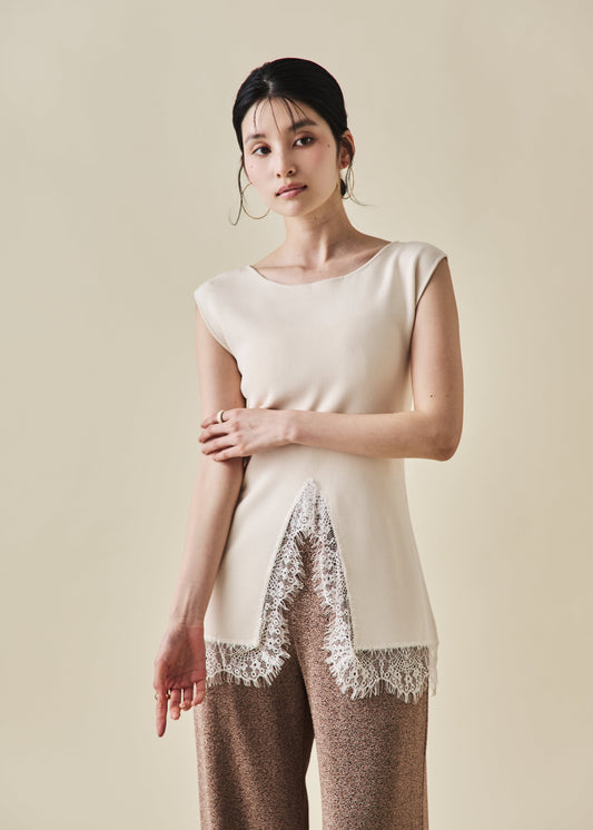 レースコンビチュニック