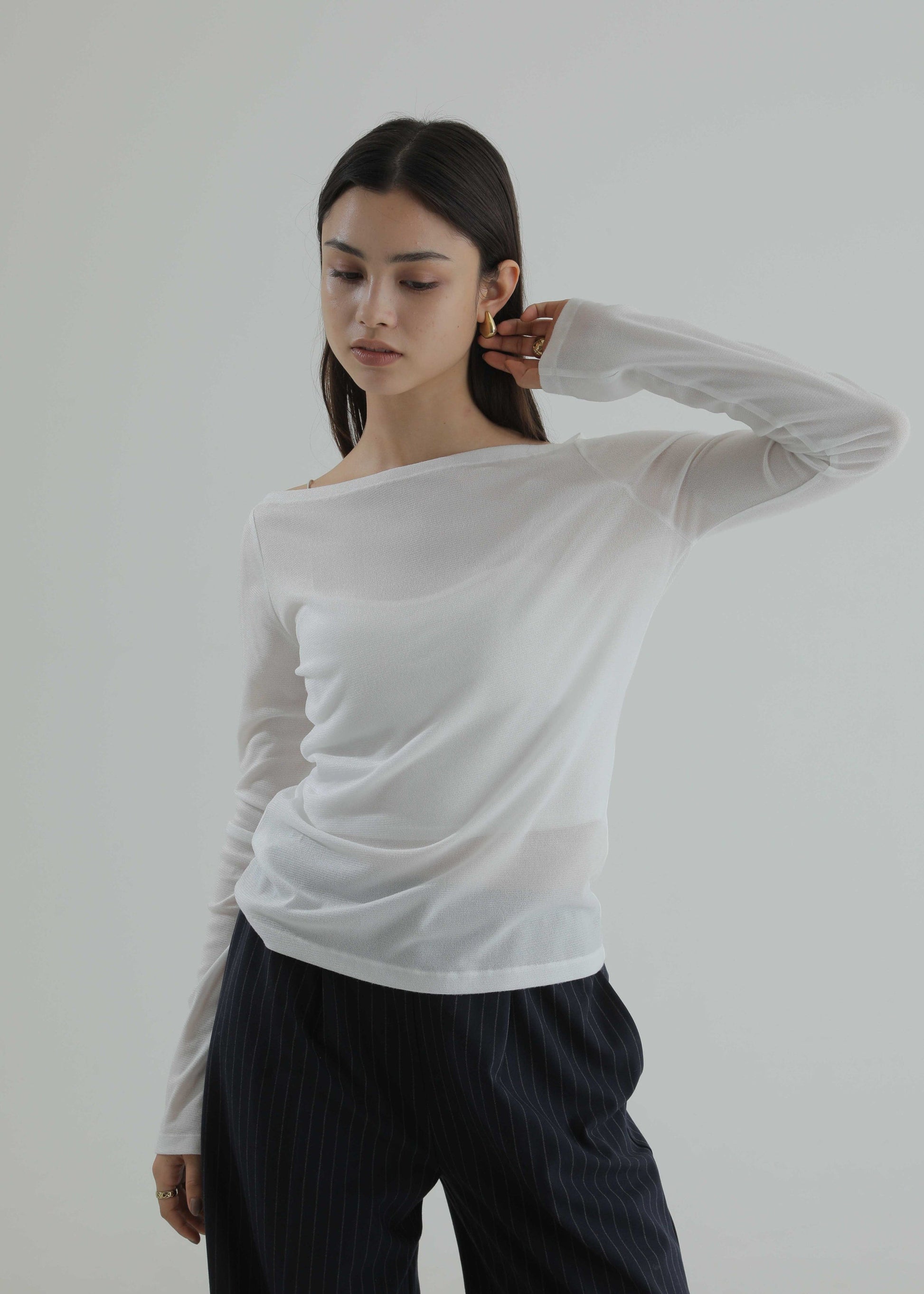 MODEL:170㎝ COLOR:WHITE