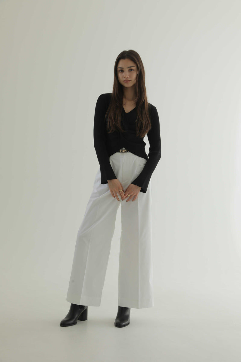 フロントツイストリブニット【26AW POP UP】