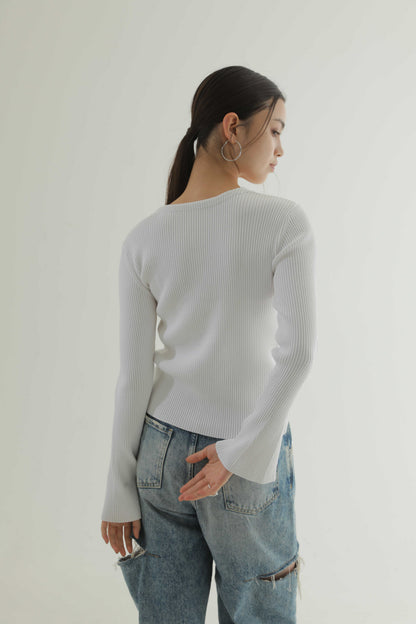フロントツイストリブニット【26AW POP UP】