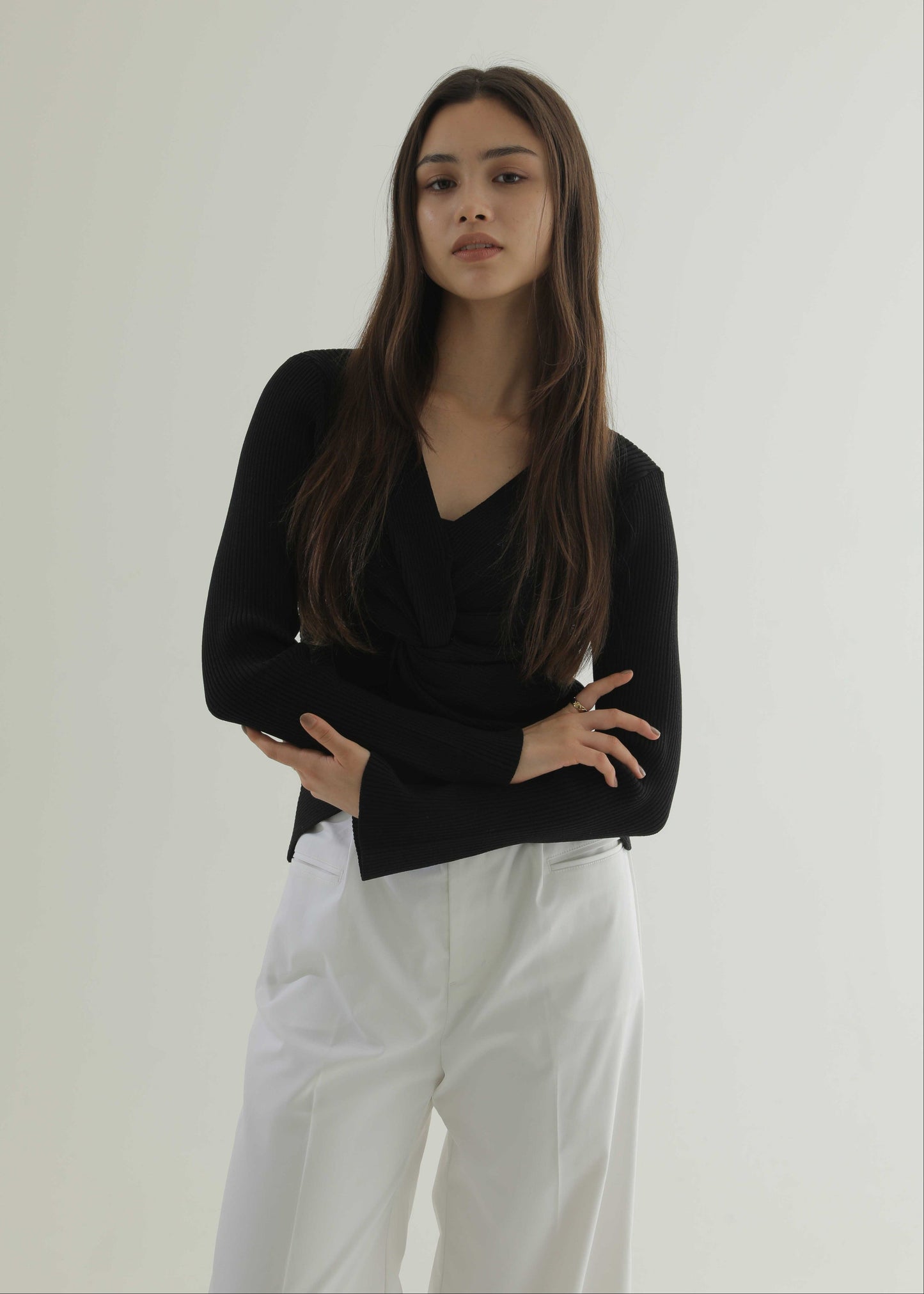 フロントツイストリブニット【26AW POP UP】