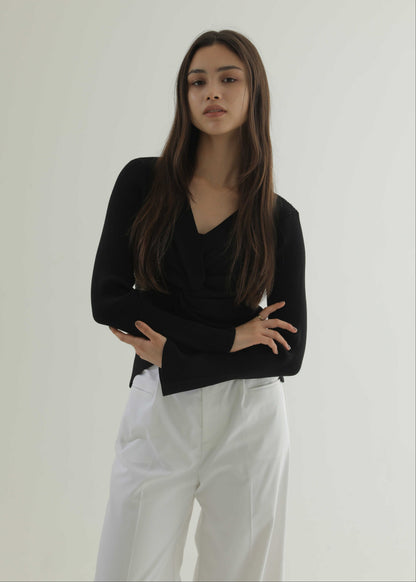 フロントツイストリブニット【26AW POP UP】