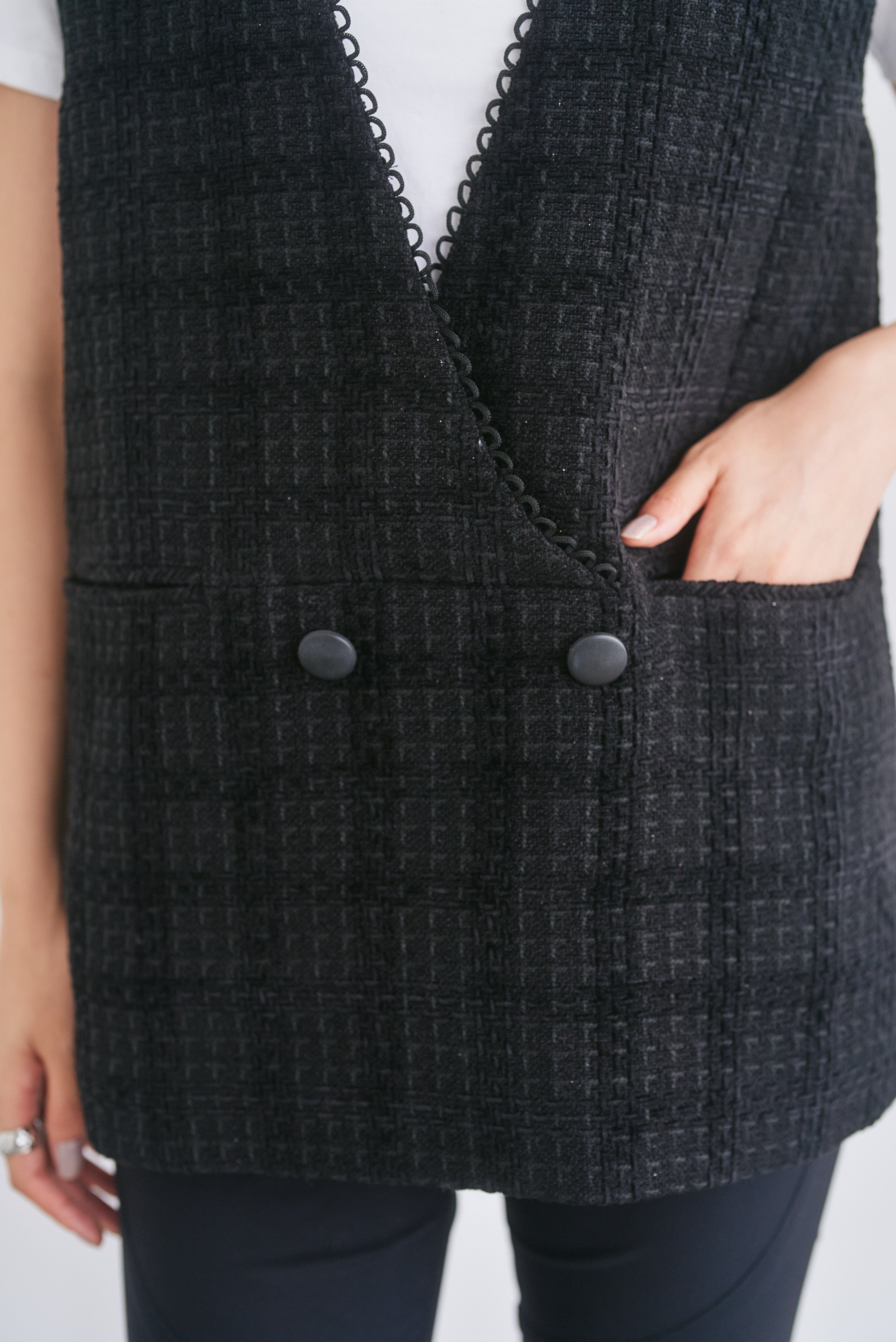 CONNSE コンセ　ツイードベスト ツイードベスト – CONNSE