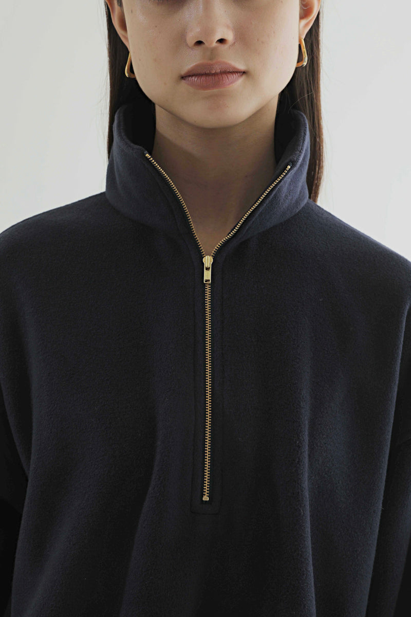 イタリア製ハーフジップフリース【26AW POP UP】