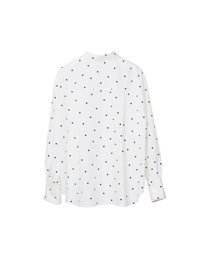 ノーリンクルドットシャツ