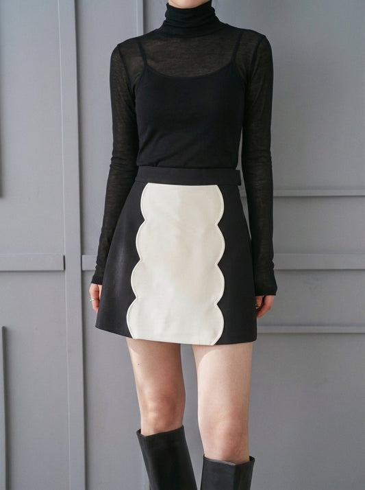 スカラップスカートライクキュロット