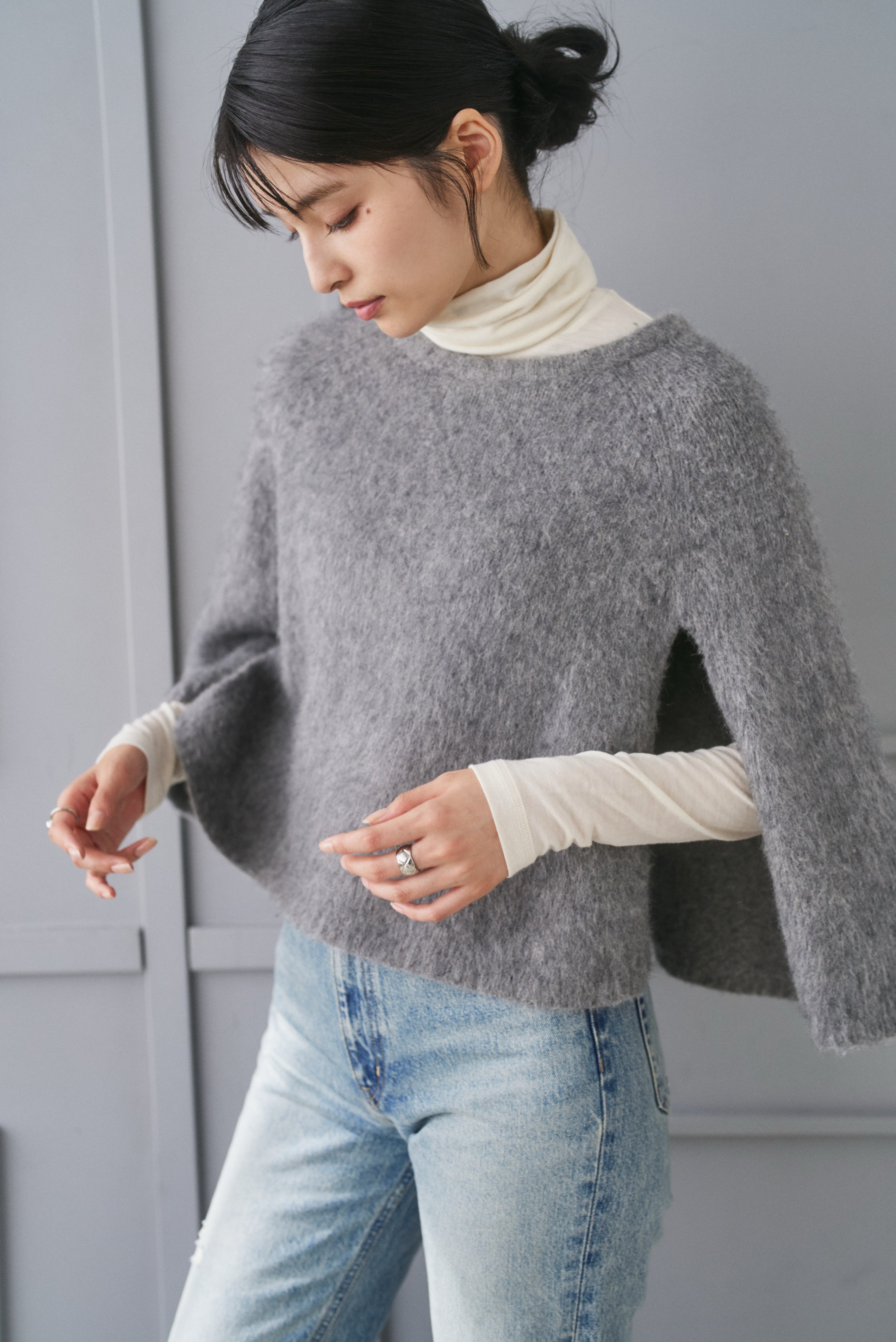 フォックスファーケープポンチョ – CONNSE