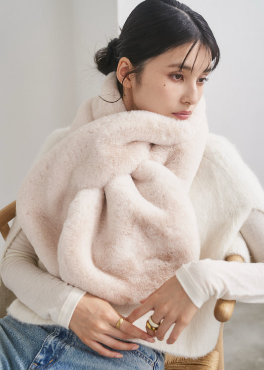 ボリュームエコファーショール　